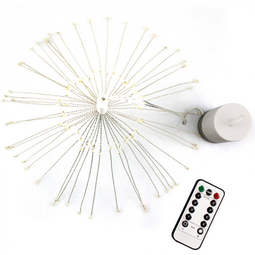 Lumière de ficelle de fil de cuivre de feux d'artifice de boule de feu de Dimmable de 30cm, 150 LED batterie boîte LED décorative avec télécommande (lumière colorée) SH99CL1312-011