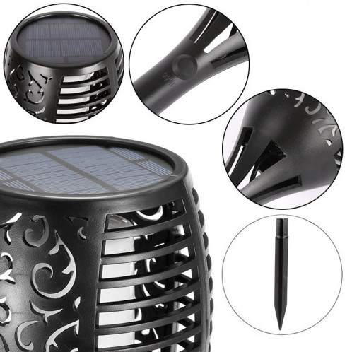 Lumière de flamme solaire de 96 LED lumière de jardin extérieur de la pelouse de jardin lumière de jardin SH0250595-08