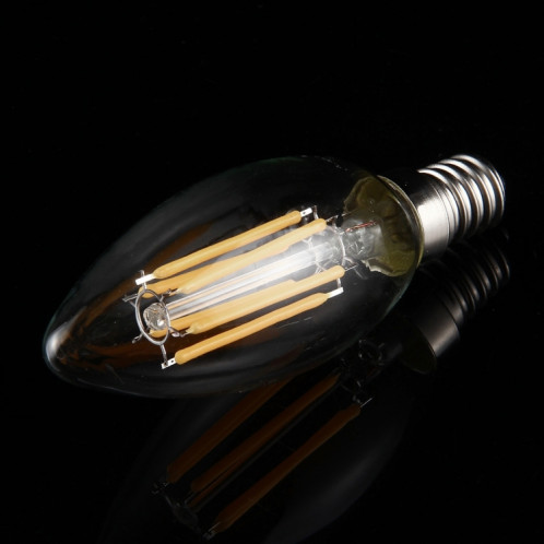 C35 E14 ampoule à incandescence blanche de 6W Dimmable LED, 6 LEDs 450 LM rétro économie d'énergie pour les salles, AC 220V SH23WL1305-09