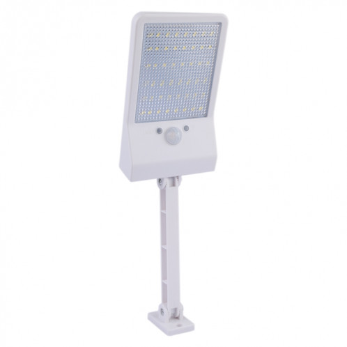 6W 800LM 48 LEDs Télécommande Flat Lamp solaire avec support SH05491384-016