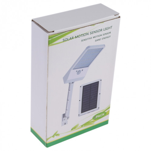 6W 800LM 48 LEDs Télécommande Flat Lamp solaire avec support SH05491384-016