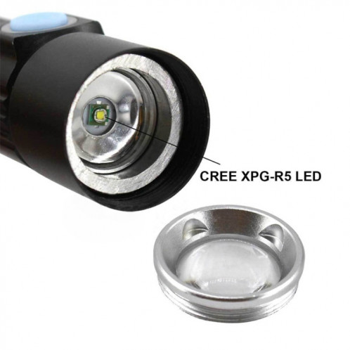 Lampe de poche torche rechargeable ultra-lumineux à LED SH0564499-011