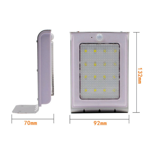 Applique solaire de jardin extérieur à induction de corps humain à LED SH06101323-08