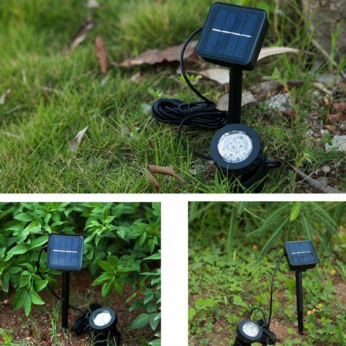 Projecteur sous-marin solaire étanche extérieur à une tête LED SH06181865-010