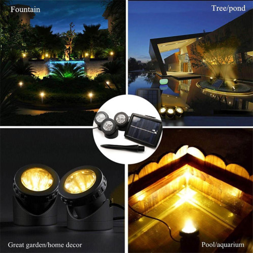Projecteur sous-marin solaire étanche extérieur à une tête LED SH06181865-010