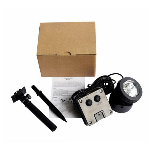 Projecteur sous-marin solaire étanche extérieur à deux têtes LED SH0619692-010
