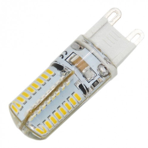 G9 4W 210LM 64 LED SMD 3014 Ampoule de maïs en silicone, AC 110V (blanc chaud) SH57WW1890-07