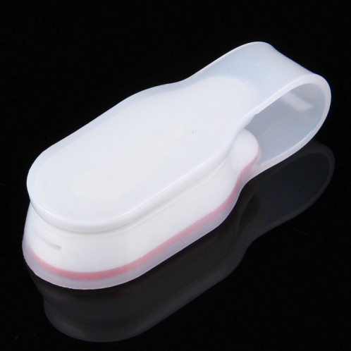 CR2032 Bouton Batteries Alimenté LED Magnetic Clothes Silicone Clip Lampe (Rouge) SC800R0-012