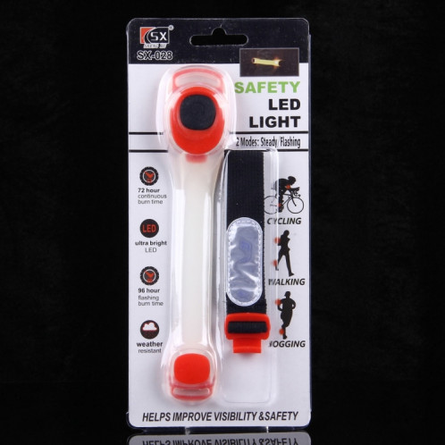 Bouton CR2032 Batteries Alimenté Night Run / Ride Safety LED Light Band (Rouge) SB801R7-010