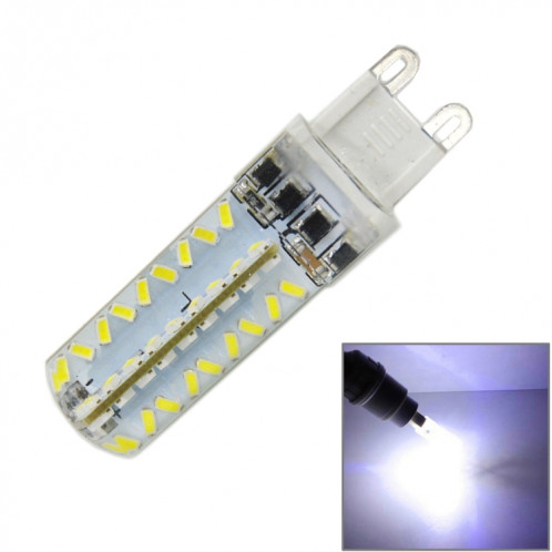 G9 5W 450LM 72 LED SMD 3014 Ampoule de maïs en silicone à intensité variable, AC 110V (lumière blanche) SH50WL1924-06