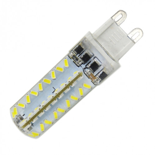 G9 5W 450LM 72 LED SMD 3014 Ampoule de maïs en silicone à intensité variable, AC 110V (lumière blanche) SH50WL1924-06