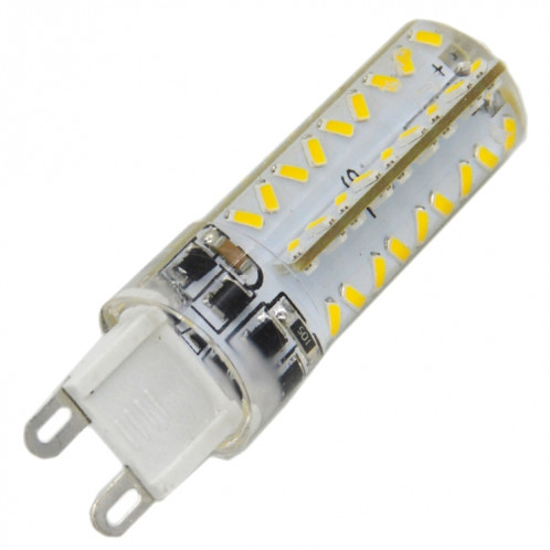 G9 5W 450LM 72 LED SMD 3014 Ampoule de maïs en silicone à intensité variable, AC 110V (blanc chaud) SH50WW732-06