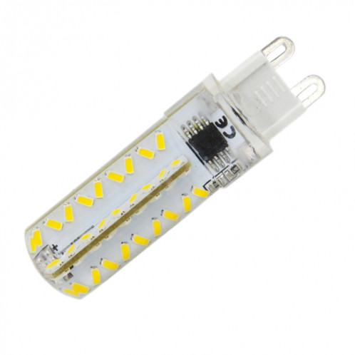 G9 5W 450LM 72 LED SMD 3014 Ampoule de maïs en silicone à intensité variable, AC 110V (blanc chaud) SH50WW732-06