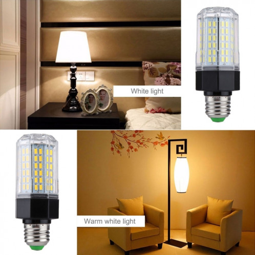 E27 112 LED 12W lumière de maïs blanc chaud LED, SMD 5730 ampoule à économie d'énergie, AC 110-265V SH08WW1347-08