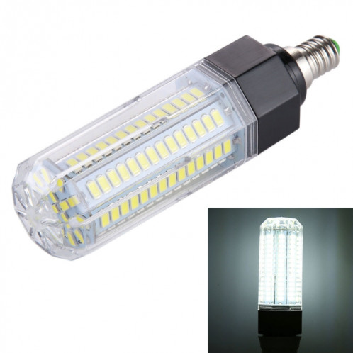 E14 126 LEDs Lumière de maïs à LED blanche de 15W, ampoule à économie d'énergie SMD 5730, AC 110-265V SH09WL465-08