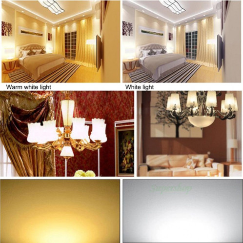 E27 144 LED 16W Chaud Lumière de maïs à LED blanc, SMD 5730 Ampoule à économie d'énergie, AC 110-265V SH12WW321-08