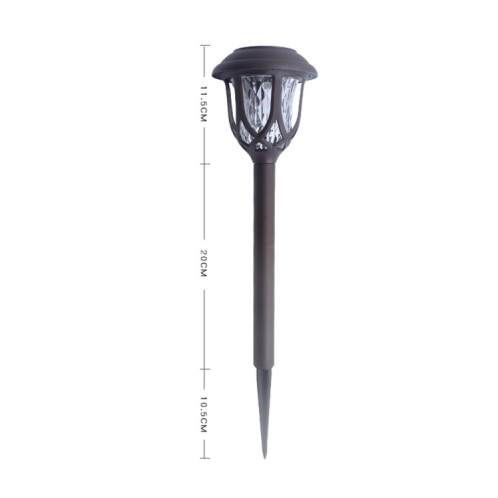 Lampe de jardin extérieure à énergie solaire, café IP65, éclairage de jardin décoratif à LED étanche (lumière blanche) SH87WL220-011