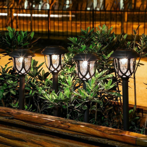 Lampe de jardin extérieure à énergie solaire, café IP65, éclairage de jardin décoratif à LED étanche (blanc chaud) SH87WW1420-011