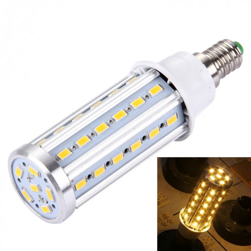 Ampoule en aluminium de maïs de 10W, E14 880LM 42 LED SMD 5730, AC 85-265V (blanc chaud) SH21WW382-010