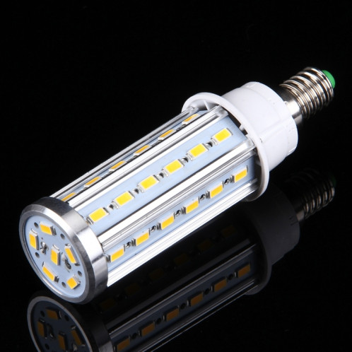 Ampoule en aluminium de maïs de 10W, E14 880LM 42 LED SMD 5730, AC 85-265V (blanc chaud) SH21WW382-010