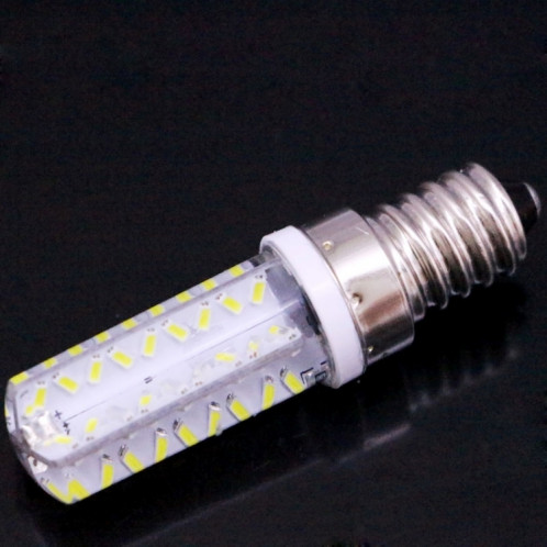 E14 3.5W 200-230LM ampoule de maïs, 72 LED SMD 3014, luminosité réglable, AC 110V (lumière blanche) SH31WL1693-011