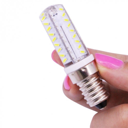 E14 3.5W 200-230LM ampoule de maïs, 72 LED SMD 3014, luminosité réglable, AC 110V (lumière blanche) SH31WL1693-011