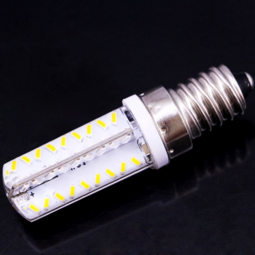 E14 3.5W 200-230LM ampoule de maïs, 72 LED SMD 3014, luminosité réglable, AC 110V (blanc chaud) SH31WW1872-011