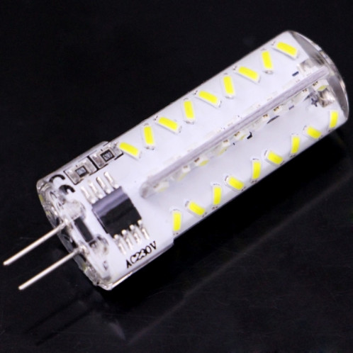 G4 3.5W 200-230LM ampoule de maïs, 72 LED SMD 3014, luminosité réglable, AC 110V (lumière blanche) SH32WL744-011