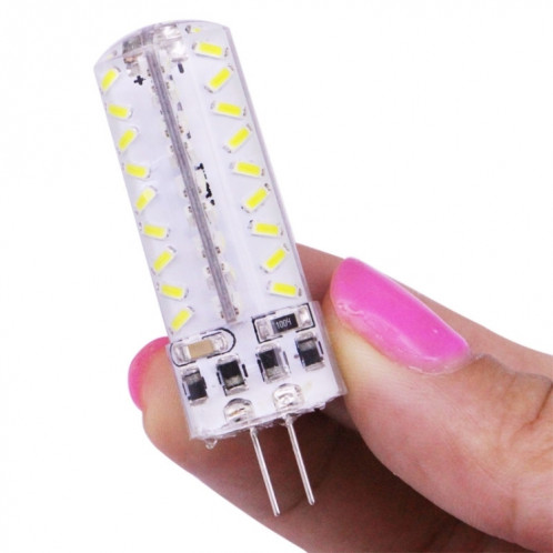 G4 3.5W 200-230LM ampoule de maïs, 72 LED SMD 3014, luminosité réglable, AC 110V (lumière blanche) SH32WL744-011