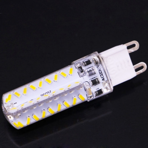 G9 3.5W 200-230LM ampoule de maïs, 72 LED SMD 3014, luminosité réglable, AC 110V (blanc chaud) SH33WW1811-011