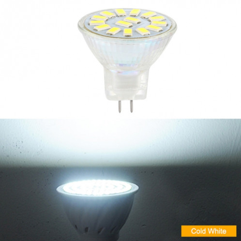 MR11 15 LED 5730 SMD Projecteur LED, AC / DC 12-30V (lumière blanche) SH63WL1057-06
