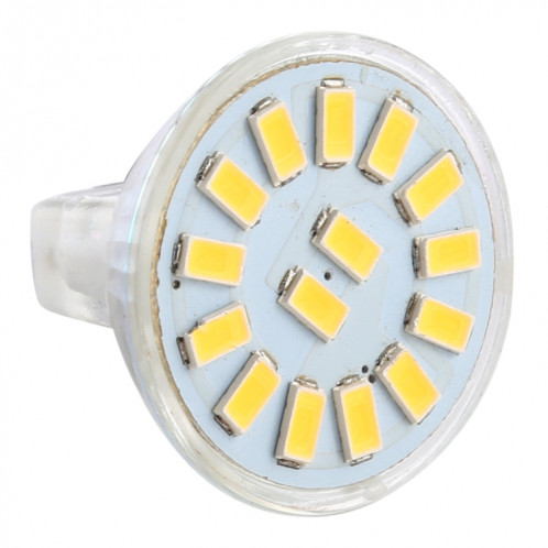MR11 15 LED 5730 SMD Projecteur LED, AC / DC 12-30V (Blanc Chaud) SH63WW1000-06