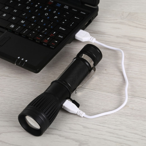 W545 Portable USB de charge LED lampe de poche torche électrique SH10691273-08