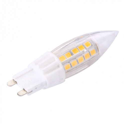 G9 4W 300LM bougie d'ampoule de maïs, 44 LED SMD 2835, AC 220-240V (blanc chaud) SH82WW106-07