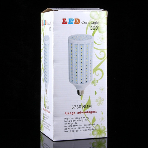 Ampoule de maïs de cas de 80W PC, E27 6600LM 216 LED SMD 5730, CA 220V (lumière blanche) SH12WL512-011