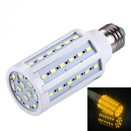 Ampoule de maïs de cas de 15W PC, E27 1280LM 60 LED SMD 5730, CA 85-265V (blanc chaud) SH16WW1436-010