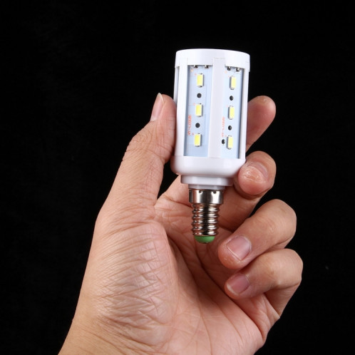 Ampoule de maïs 5W PC Case ampoule, E14 380LM 24 LED SMD 5730, AC 85-265V (blanc chaud) SH18WW711-010