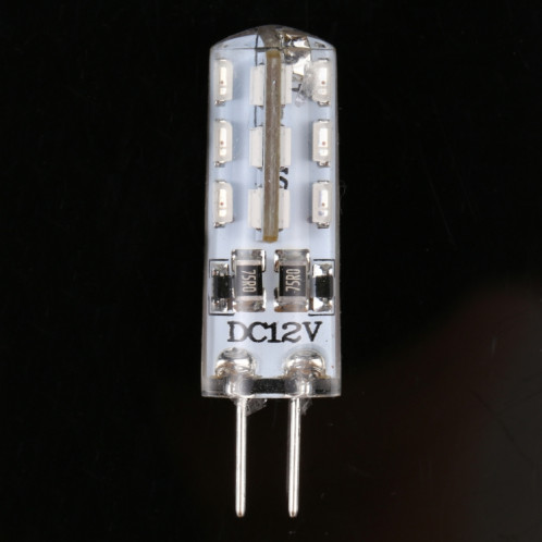 G4 24 LEDS SMD 3014 LED ampoule de maïs à LED, DC 12V (lumière verte) SH77GL1260-05