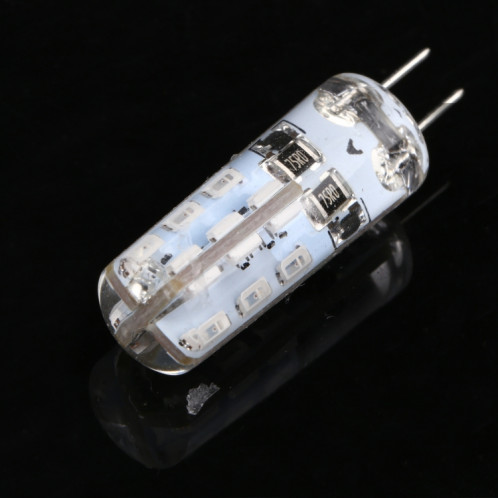 G4 24 LEDS SMD 3014 LED ampoule de maïs à LED, DC 12V (lumière rouge) SH77RL635-05