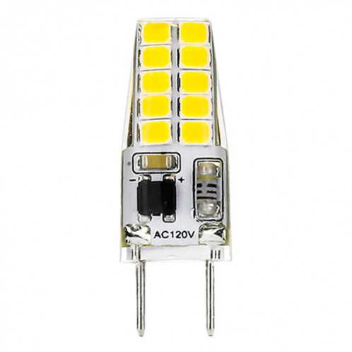G8 1.3W SMD 2835 20 LEDs de maïs à LED dimmable, AC 120V (lumière blanche) SH96WL293-05