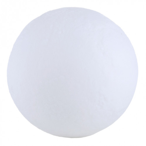 1W 3D Print Moon Lampe USB de charge Touch Control 7-couleur changeant LED Lumière de nuit économie d'énergie avec support en bois Base, Diamètre: 8cm S1203C1564-013