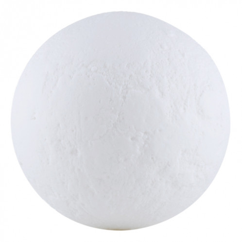 1W 3D Print Moon Lampe USB de charge Touch Control 16 couleurs changeant LED Lumière de nuit économie d'énergie avec support en bois Base et télécommande, Diamètre: 15cm S11208893-014