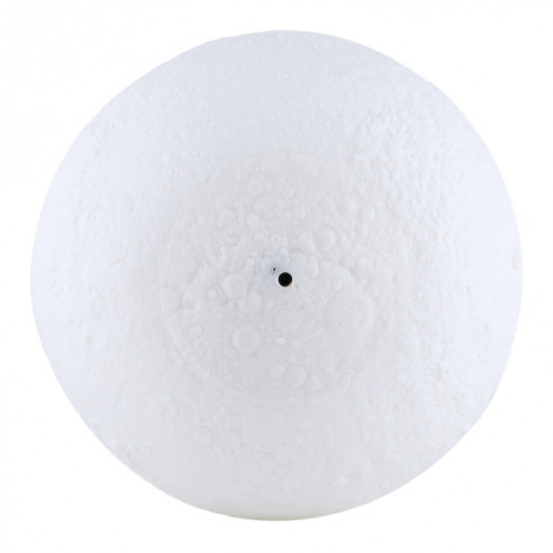 1W 3D Print Moon Lampe USB de charge Touch Control 16 couleurs changeant LED Lumière de nuit économie d'énergie avec support en bois Base et télécommande, Diamètre: 15cm S11208893-014