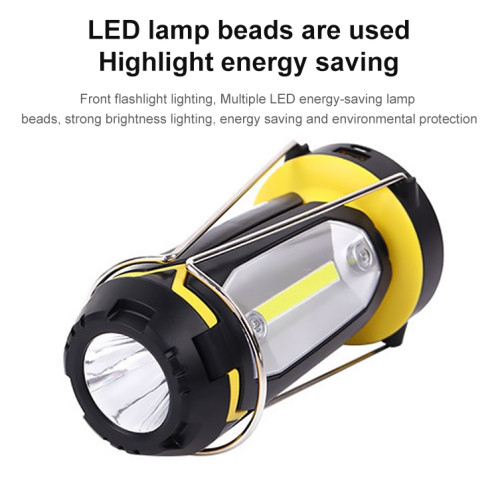 Lampe de camping multifonctionnelle de chargement USB tente extérieure lampe portable lampe de poche lampe de table (rouge) SH241R687-010