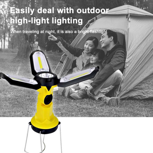 Lampe de camping multifonctionnelle de chargement USB tente extérieure lampe portable lampe de poche lampe de table (rouge) SH241R687-010