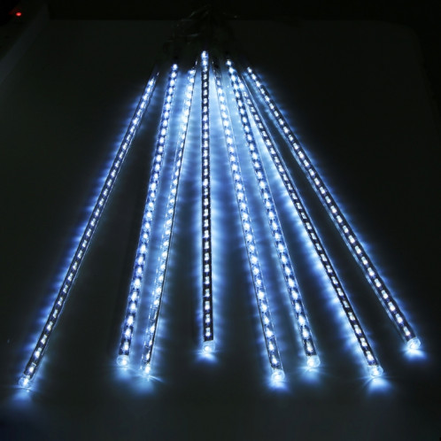 50cm 8 Tubes DIP Meteor Rain Light, Lumière décorative LED, Diamètre du tube: 1.2cm, AC 100-240V, US, EU Plug En option (Lumière blanche) SH71WL347-012