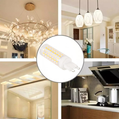 G9 88 LEDS SMD 2835 Ampoule de maïs à LED dimmable, AC 220V (lumière blanche) SH00WL301-05