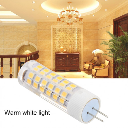 G4 75 LEDS SMD 2835 Ampoule de maïs LED, AC 220V (blanc chaud) SH04WW1402-05