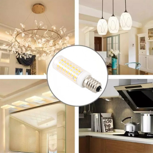 E14 88 LEDS SMD 2835 Ampoule de maïs à LED dimmable, AC 220V (lumière blanche) SH09WL464-05