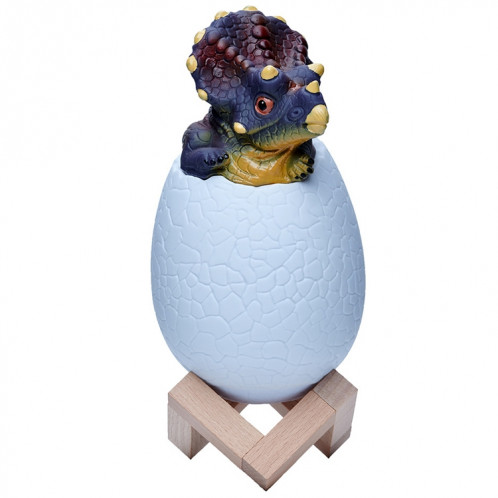 Triceratops forme veilleuse décorative 3D Creative Touch, version 3 couleurs Patting SH1338239-010